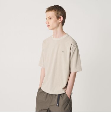 ＜LACOSTE for BEAUTY&YOUTH＞ ワントーン パイル ショートスリーブ Tシャツ