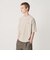 ＜LACOSTE for BEAUTY&YOUTH＞ ワントーン パイル ショートスリーブ Tシャツ