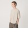 ＜LACOSTE for BEAUTY&YOUTH＞ ワントーン パイル ショートスリーブ Tシャツ
