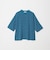 コットンポリエステル ボーダー ハーフスリーブTシャツ
