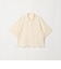 セルロースポリエステル クロスステッチ シャツ ウォッシャブル