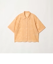 セルロースポリエステル クロスステッチ シャツ ウォッシャブル
