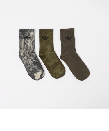 <adidas Originals>タイダイ クルーソックス/3P