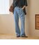 【WEB限定】ワイドフレア デニムパンツ ウォッシャブル