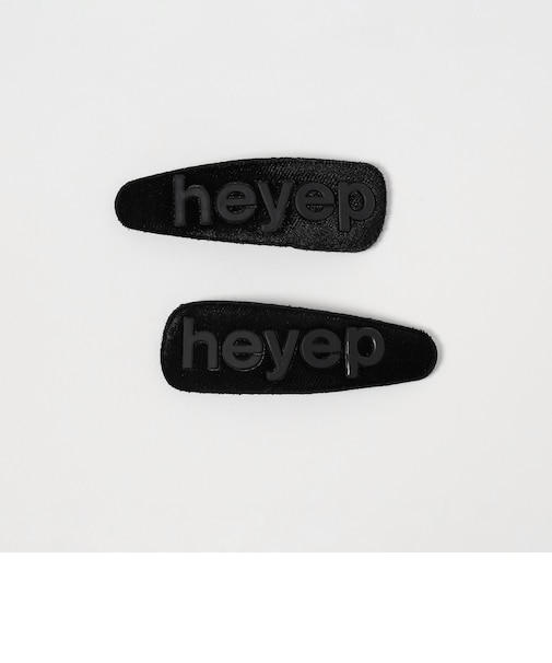 ＜heyep＞パフィー ロゴ ヘアクリップ/2P