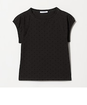 コットン ドットプリント Tシャツ