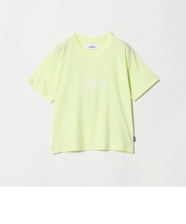 <NICE WEATHER>ウィメンズ NICE ロゴ Tシャツ