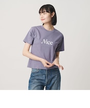 ＜NICE WEATHER＞ウィメンズ NICE ロゴ Tシャツ