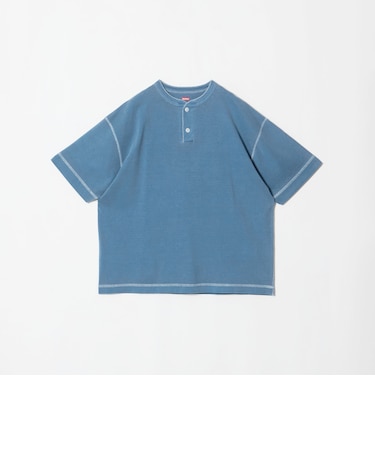 <Healthknit × CGS.>2ボタン ヘンリーネック Tシャツ