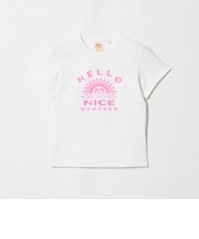 【別注】＜HELLO SUNRISE＞ウィメンズ ロゴプリント Tシャツ