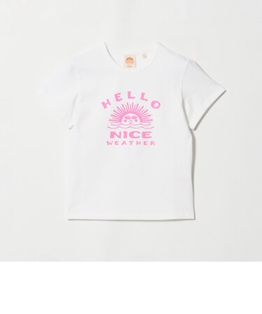 【別注】＜HELLO SUNRISE＞ウィメンズ ロゴプリント Tシャツ