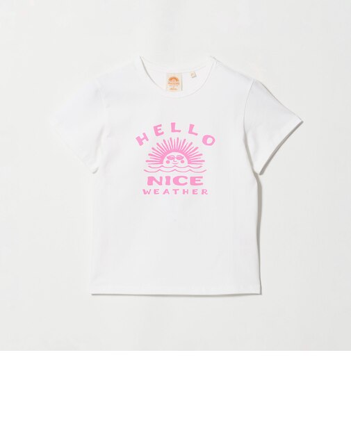 【別注】＜HELLO SUNRISE＞ウィメンズ ロゴプリント Tシャツ