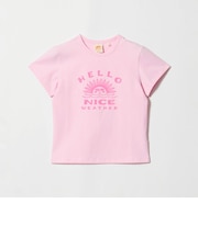 【別注】＜HELLO SUNRISE＞ウィメンズ ロゴプリント Tシャツ