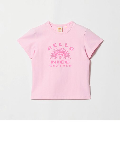 【別注】<HELLO SUNRISE>ウィメンズ ロゴプリント Tシャツ