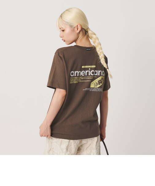 <Americana>ロゴ プリント Tシャツ