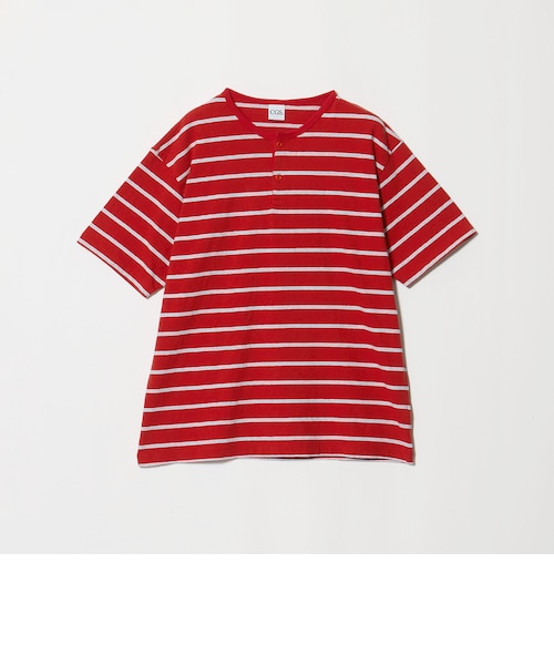 CGS.＞マルチ ボーダー ヘンリーネック Tシャツ｜ビューティー＆ユース