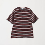 ＜CGS.＞マルチ ボーダー ヘンリーネック Tシャツ