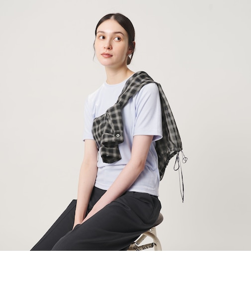 ベロア コンパクト ショートスリーブTシャツ
