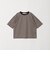 コットンポリエステル シアーボーダー Tシャツ
