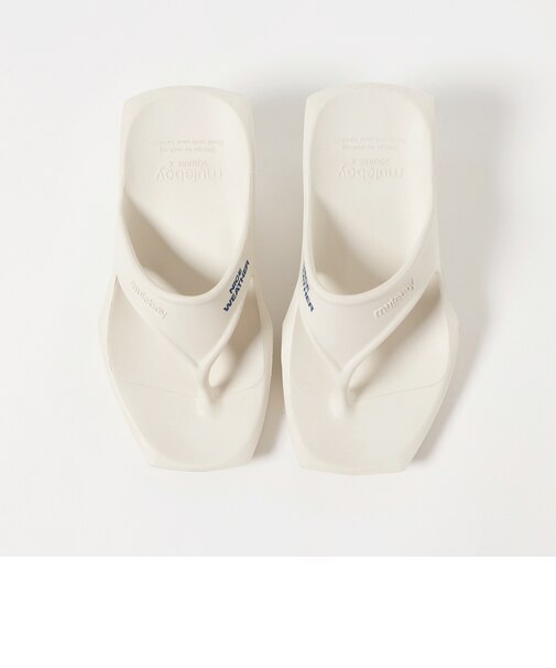 【別注】＜muleboy＞SQUARE X FLIP FLOP サンダル