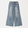 【別注】＜NEEDBY heritage＞ワイドフレア デニムパンツ/コバルト