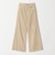 【別注】＜NEEDBY heritage＞ワイドフレア デニムパンツ/ベージュ
