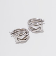 ＜by Preek＞ノット フープ ピアス