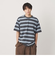 ＜NICE WEATHER＞ボーダーショートスリーブ Tシャツ
