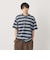 ＜NICE WEATHER＞ボーダーショートスリーブ Tシャツ