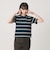 ＜NICE WEATHER＞ボーダーショートスリーブ Tシャツ