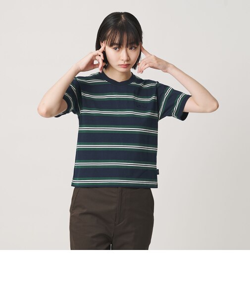 ＜NICE WEATHER＞ボーダーショートスリーブ Tシャツ