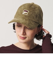 【別注】<FILA>スエードライク ロゴ キャップ