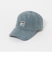 【別注】<FILA>スエードライク ロゴ キャップ