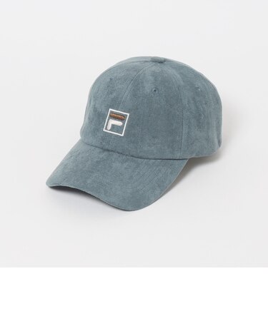 【別注】<FILA>スエードライク ロゴ キャップ