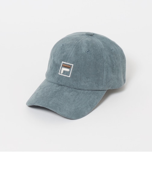 【別注】<FILA>スエードライク ロゴ キャップ
