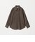 ポリエステル スエードライク シャツ