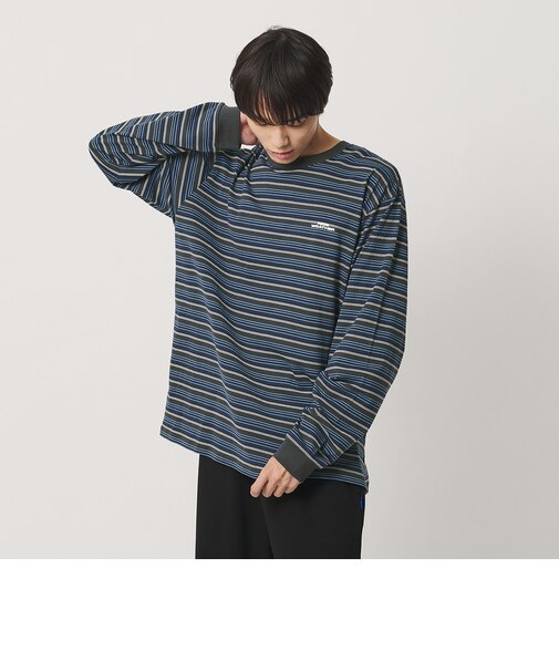 <NICE WEATHER>マルチボーダー ロングスリーブ Tシャツ