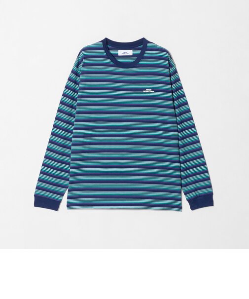<NICE WEATHER>マルチボーダー ロングスリーブ Tシャツ