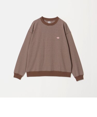 <DANTON>ロングスリーブ スウェット ボーダー Tシャツ