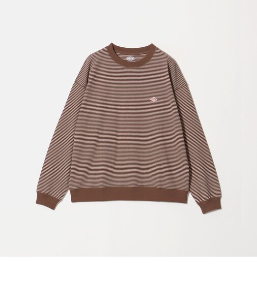<DANTON>ロングスリーブ スウェット ボーダー Tシャツ
