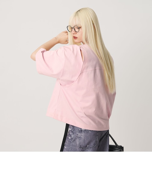 【WEB限定】バックレイヤード ドローストリング Tシャツ
