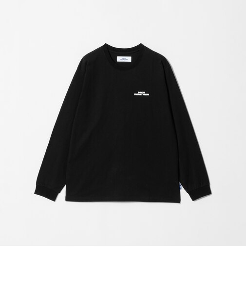 ＜NICE WEATHER＞ロゴ ロングスリーブ Tシャツ