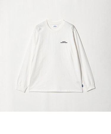 ＜NICE WEATHER＞ロゴ ロングスリーブ Tシャツ