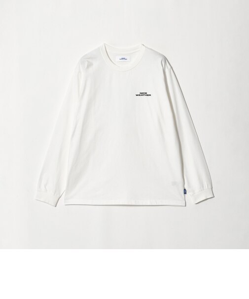 ＜NICE WEATHER＞ロゴ ロングスリーブ Tシャツ