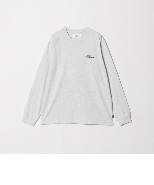 ＜NICE WEATHER＞ロゴ ロングスリーブ Tシャツ