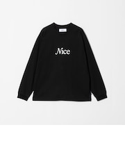 ＜NICE WEATHER＞NICE ロゴ ロング スリーブTシャツ