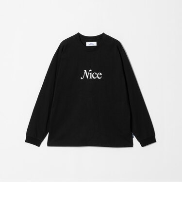 <NICE WEATHER>NICE ロゴ ロング スリーブTシャツ