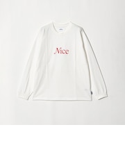 ＜NICE WEATHER＞NICE ロゴ ロング スリーブTシャツ