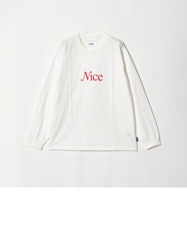 ＜NICE WEATHER＞NICE ロゴ ロング スリーブTシャツ
