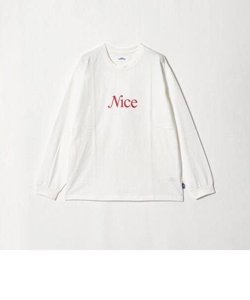 ＜NICE WEATHER＞NICE ロゴ ロング スリーブTシャツ
